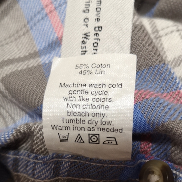 J.Crew Men's Plaid Flannel Shirt XL - Picture 7 of 8